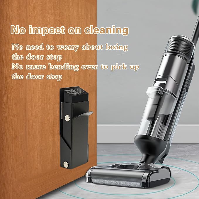 Door Stoppers 2 Pack, Door Stop of Self-Adhesive, Kick Down Door Stopper - Image 4