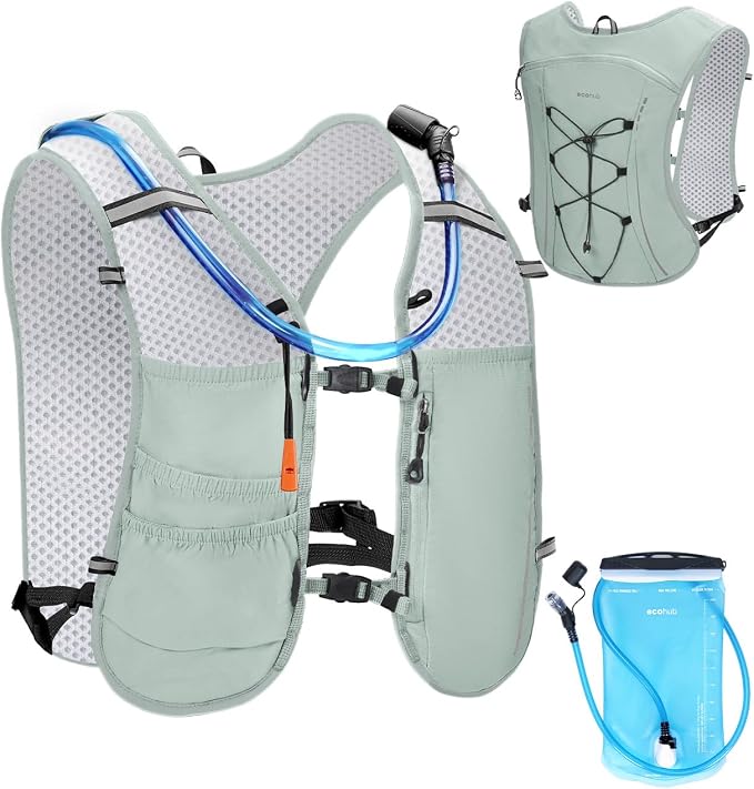 ECOHUB Running Hydration Vest Backpack, Lightweight Breathable Pack by ECOHUB