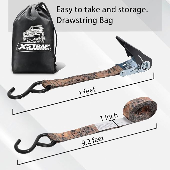 XSTRAP STANDARD Ratchet Tie Down Straps - Image 2