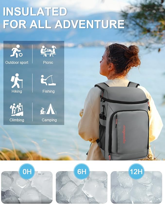 Capolo 36/45 Cans Cooler Backpack Insulated Waterproof - Image 2