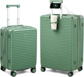 Hard Shell Suitcases Expandable Travel Luggage Sets 2 Piece, Carry on and Check by HanTrip