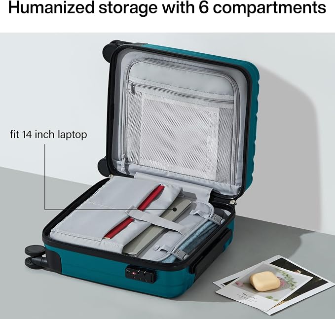Hanke 16 Inch Underseat Carry on Suitcases - Image 6