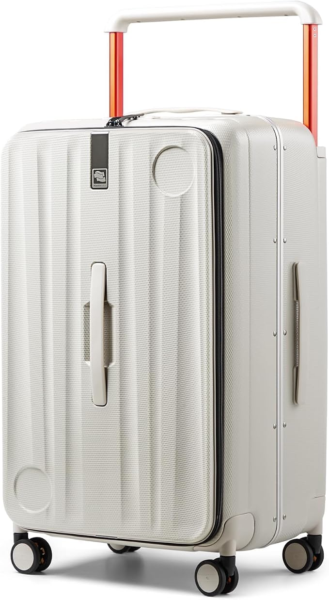 Hanke Multifunctional 26 Inch Checked Luggage Hard Shell Suitcases by Hanke