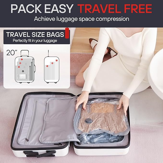 VMstr 12 Pack Vacuum Storage Bags - Image 4