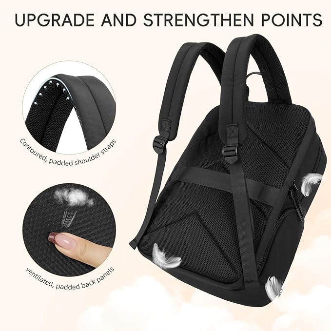 CLUCI Lightweight Travel Backpack Carry on Flight Approved, Puffy Gym Backpack - Image 5