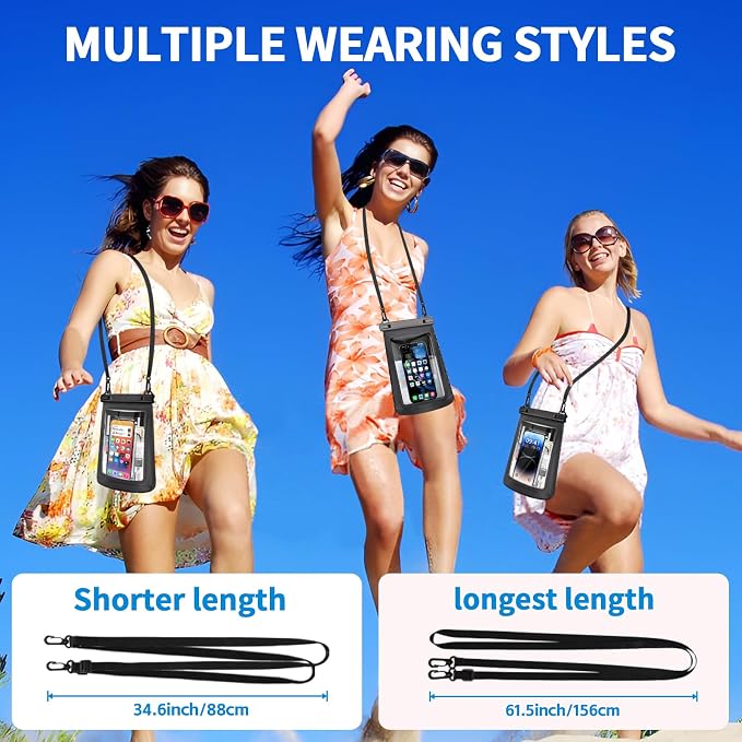 Large Floating Waterproof Phone Pouch, Cell Phone Dry Bag - Image 2