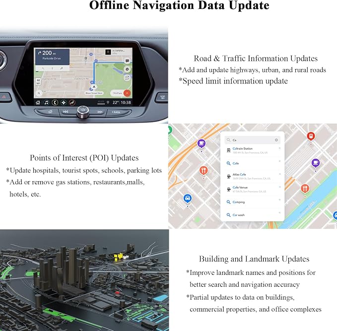 Grayda 2025 Latest Navigation SD Card Map Update 86271-0E077, GPS Map Card - Image 5