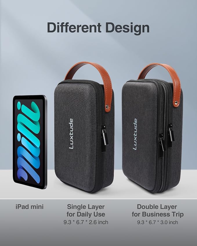 Luxtude Electronics Organizer Travel Case, Tech Organizers Travel Case - Image 4