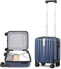 Hanke 14 Inch Underseat Carry On Luggage by Hanke