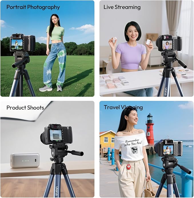 ULANZI TT39 Travel Tripod with Fluid Head, Lightweight Camera Stand - Image 6