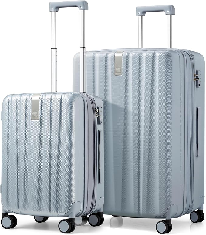 Hanke Expandable Hard Shell Luggage Sets 2 piece Carry On Luggage by Hanke