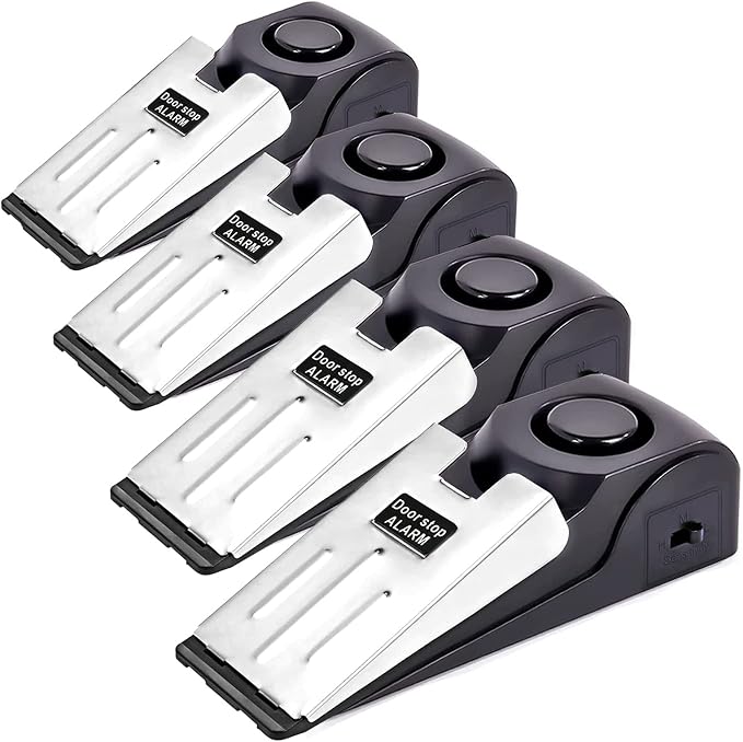 TOWODE Door Stop Alarm with 120DB Siren Door Stop by TOWODE