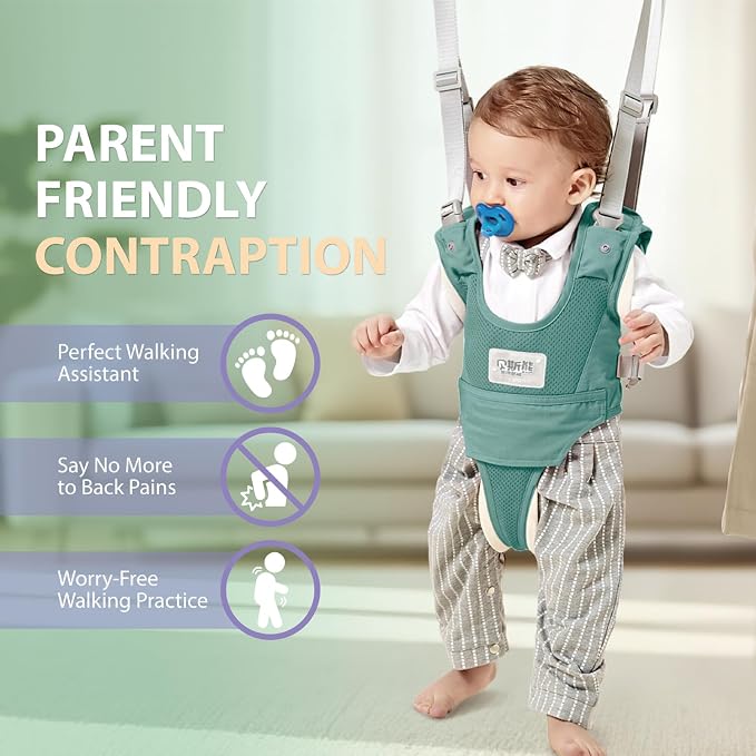Baby Walking Harness-Handheld Assistant Belt- Toddler Infant Walking Aid - Image 2
