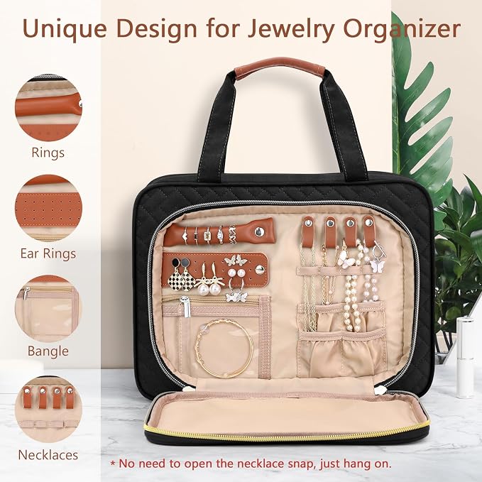 Wedama Toiletry Bag for Women, Hanging Travel Toiletry Bag - Image 2