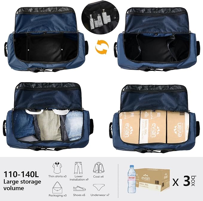 CONTAIL 32" Soft-Sided Rolling Duffle Bag - Image 4