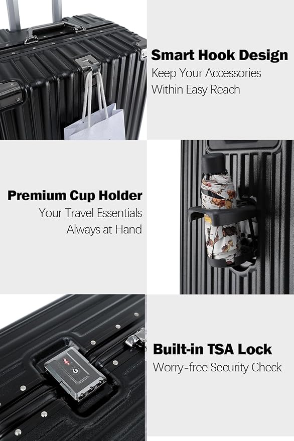 HotWay 24 Inch Aluminum Frame Luggage - Image 4