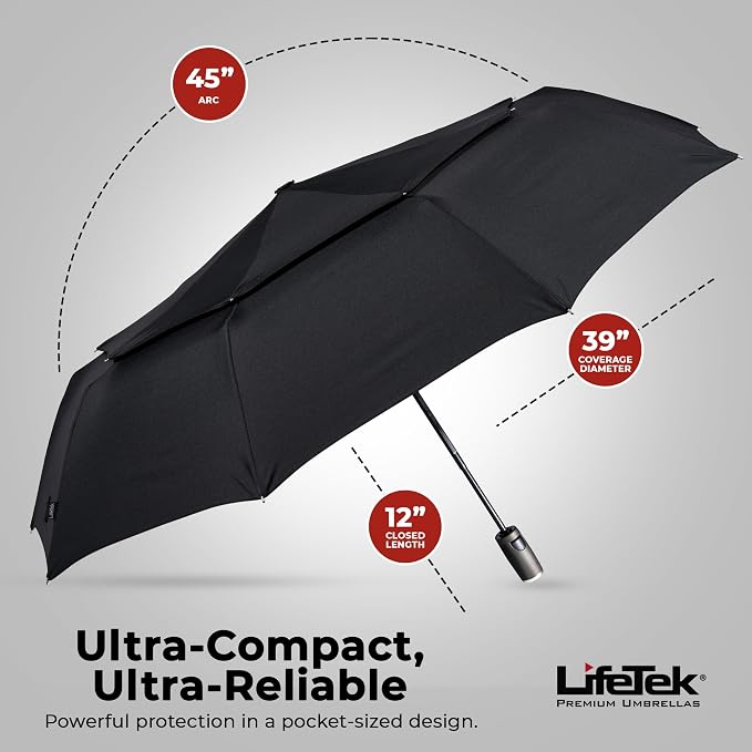 LifeTek Premium Travel Umbrella - Image 5