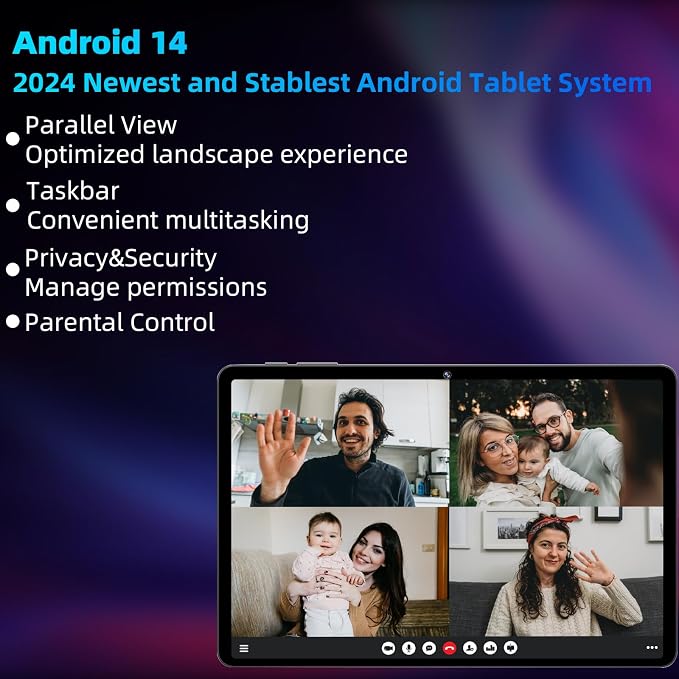 Android 14 Tablet, 10 inch Tablets, Octa Core Processor, 10GB+64GB+512GB - Image 5