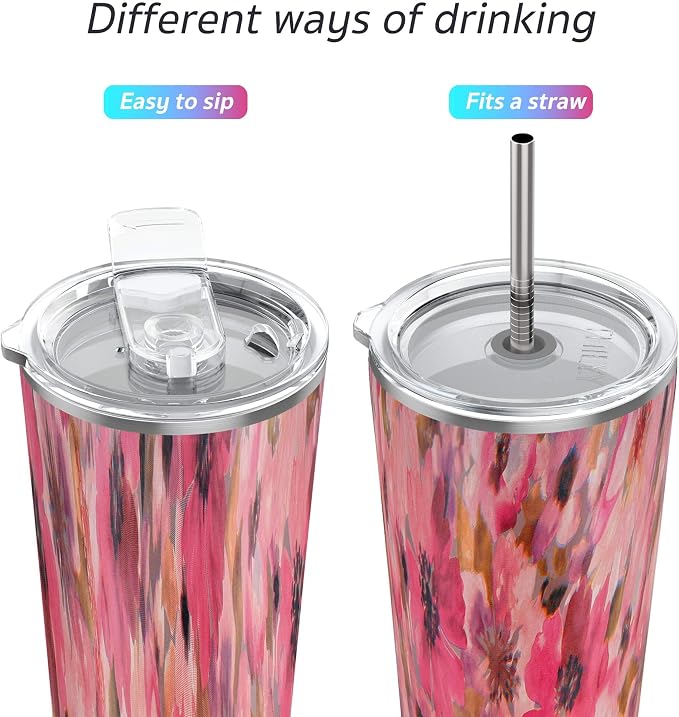 THILY Vacuum Insulated Stainless Steel Tumbler Travel Mug 26 oz Coffee Cup - Image 2