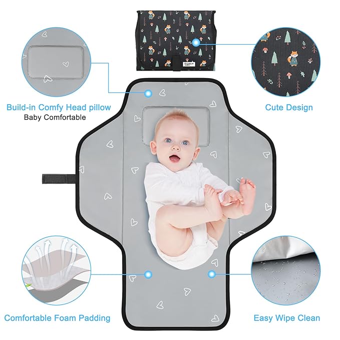 Baby Portable Changing Pad Travel - Image 2