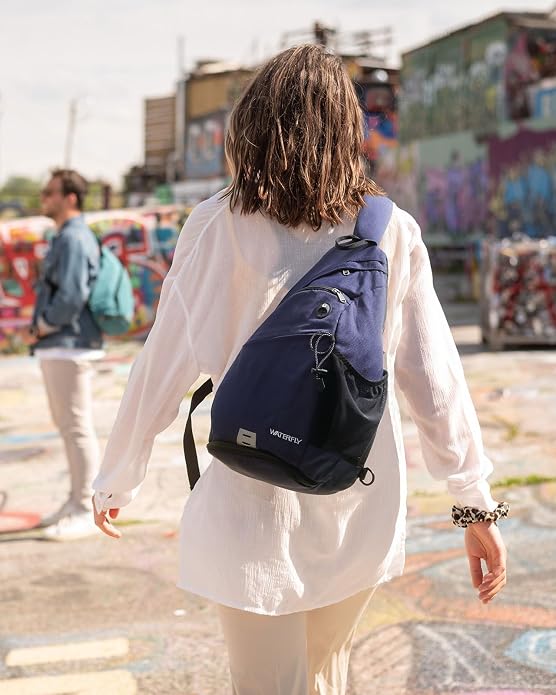 WATERFLY Large Crossbody Sling Bag: Over Shoulder Backpack Daypack Casual Cross - Image 6