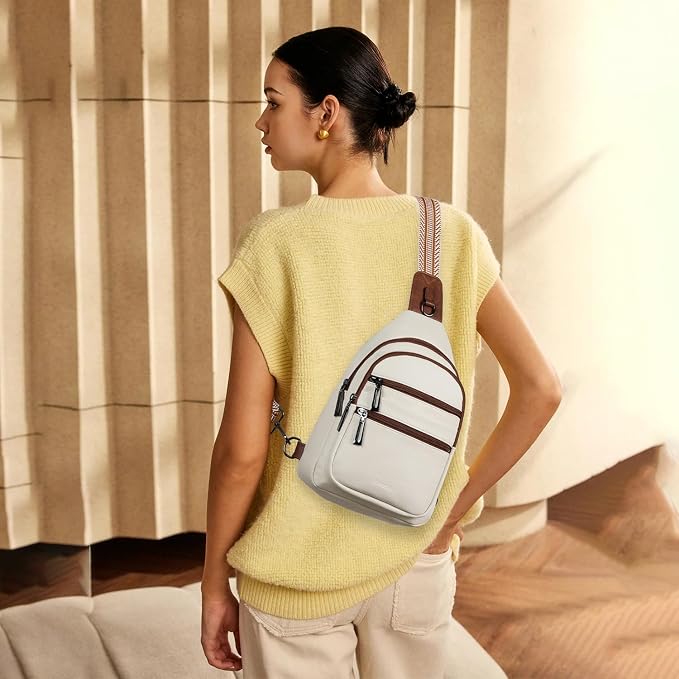 Sling Bag for Women Crossbody Bags Fanny Pack Sling Purse Backpack Vegan - Image 8