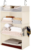 StorageWorks Hanging Closet Organizer, 3-Shelf Hanging Closet Shelves by StorageWorks