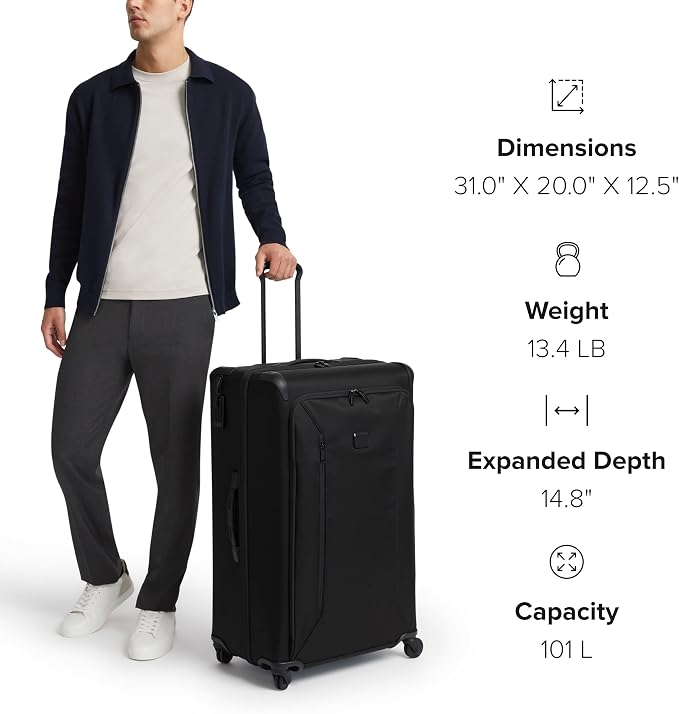 TUMI - Aerotour 4 Wheel Expandable Luggage - Men's and Women's Lightweight - Image 7