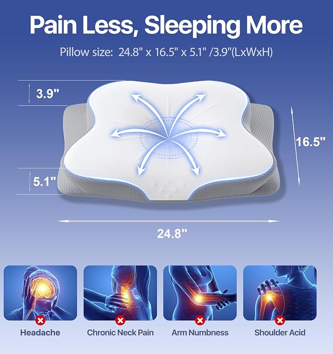 Cervical Pillow for Neck Pain Relief - Image 3