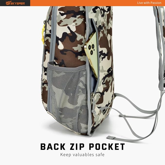 SKYSPER Small Daypack 10L Hiking Backpack Packable Lightweight Travel Day Pack - Image 7