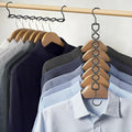 12 Pack Space Saving Hangers for Clothes, Heavy Duty 30Lbs Capacity Magic by Besslly