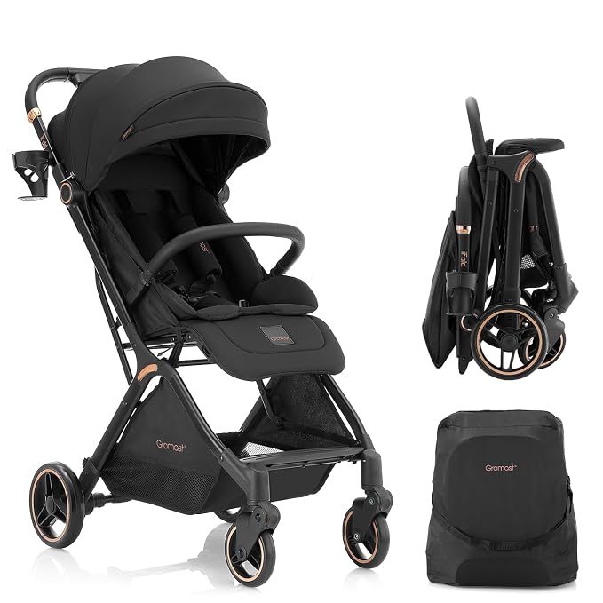 Gravity Folding Baby Stroller by Gromast