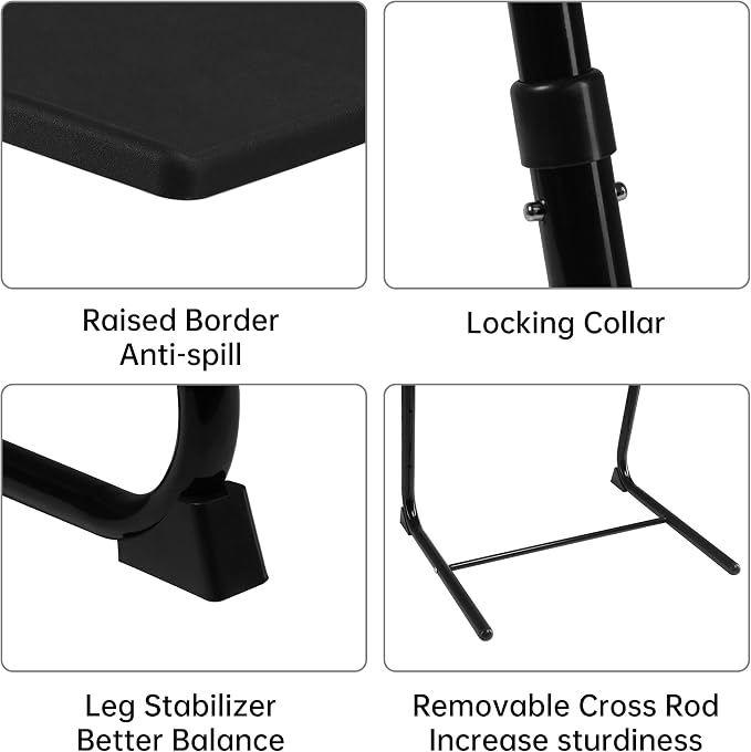 Allpop TV Tray Table, TV Dinner Tray - Image 7