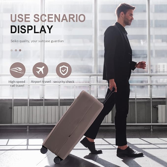 Travel Luggage Cover Suitcase Protector Scratch-Resistant Fit 19-31 Inch - Image 7
