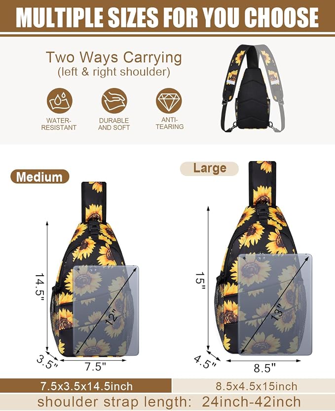 Crossbody Bags for Women Men Trendy Sling Bag Bakpack Casual Chest Bag - Image 2