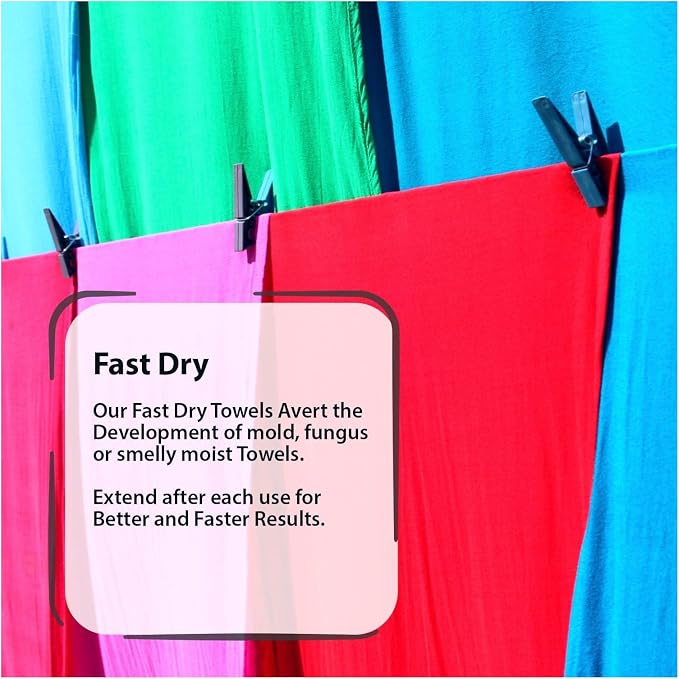 Outdoors Microfiber Towel Fast Drying Soft Feel Fast Action Drying - Image 5