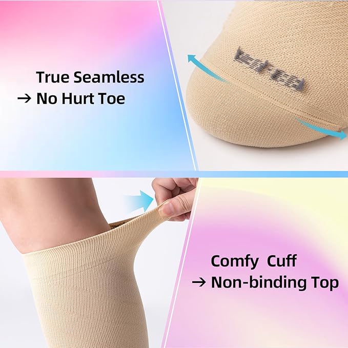 4 Pairs Light Compression Socks - Image 4
