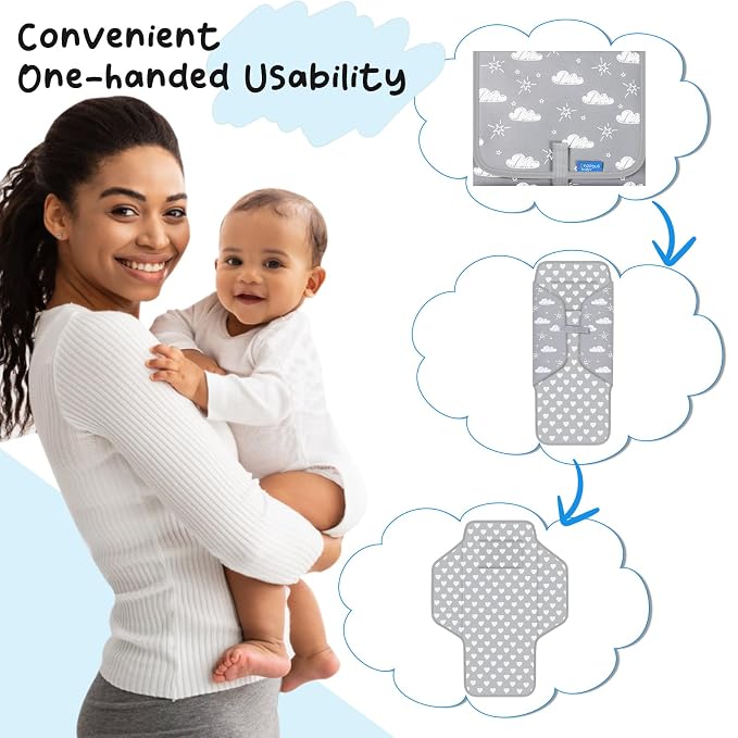 Baby Portable Changing Pad Travel - Image 3