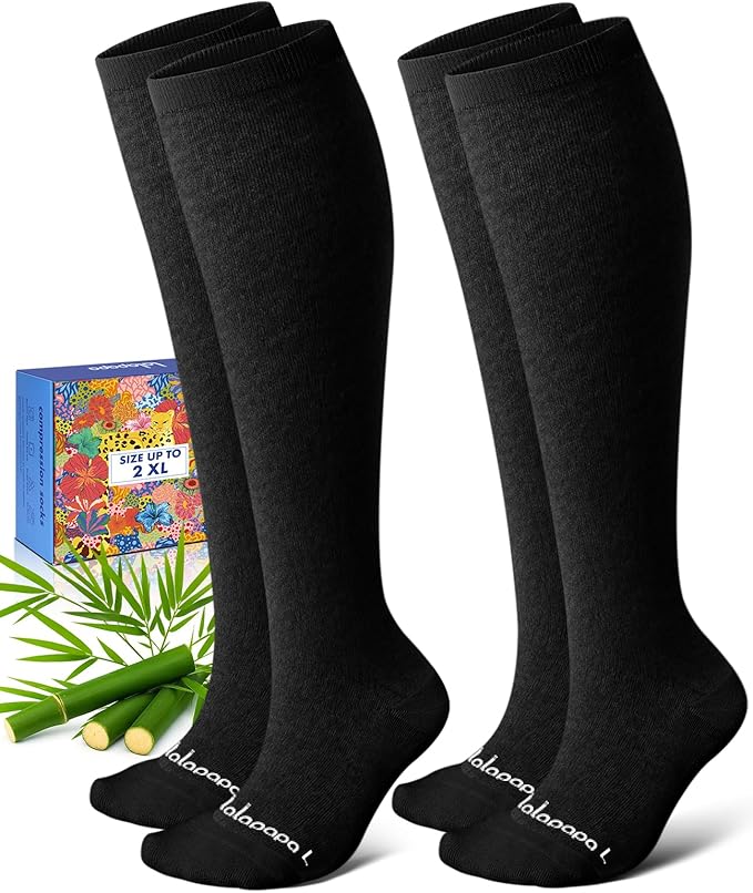 Bamboo Viscose Compression Socks by Lalapapa