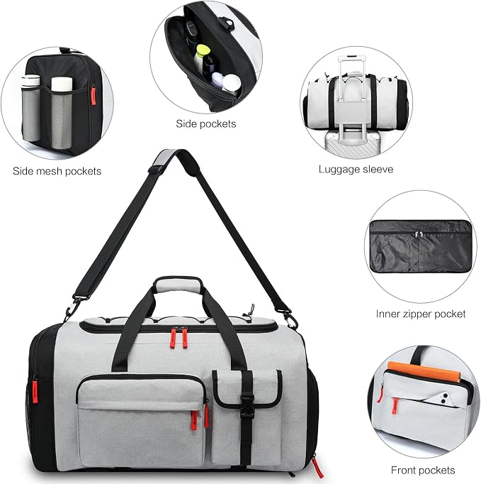 Lyweem Large Duffle Bag Backpack - Image 4