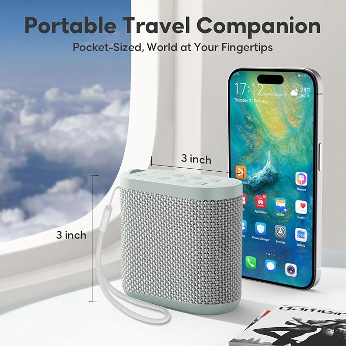 Portable White Noise Machine for Sleeping, Travel & Hotel - Image 2