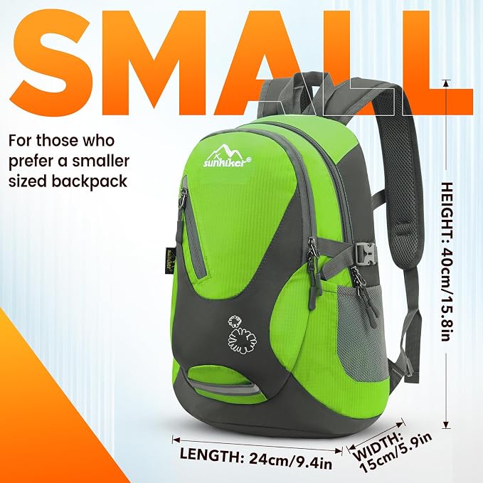sunhiker Cycling Hiking Backpack Water Resistant Travel Backpack Lightweight - Image 2
