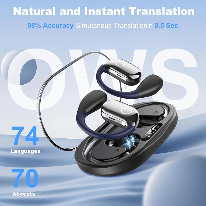 AI Language Translation Earbuds, Translator Earbuds Real Time - Image 4