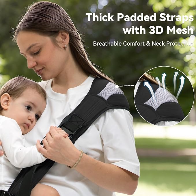 Baby Carrier Newborn to Toddler-Adjustable Baby Sling Carrier, Baby Sling - Image 3