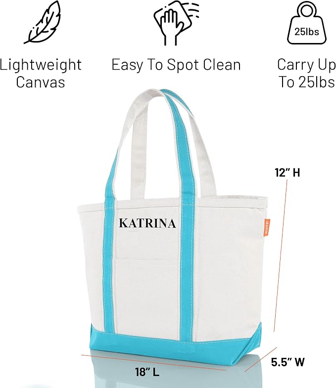 CB STATION Medium Classic Canvas Tote Bag - Image 4