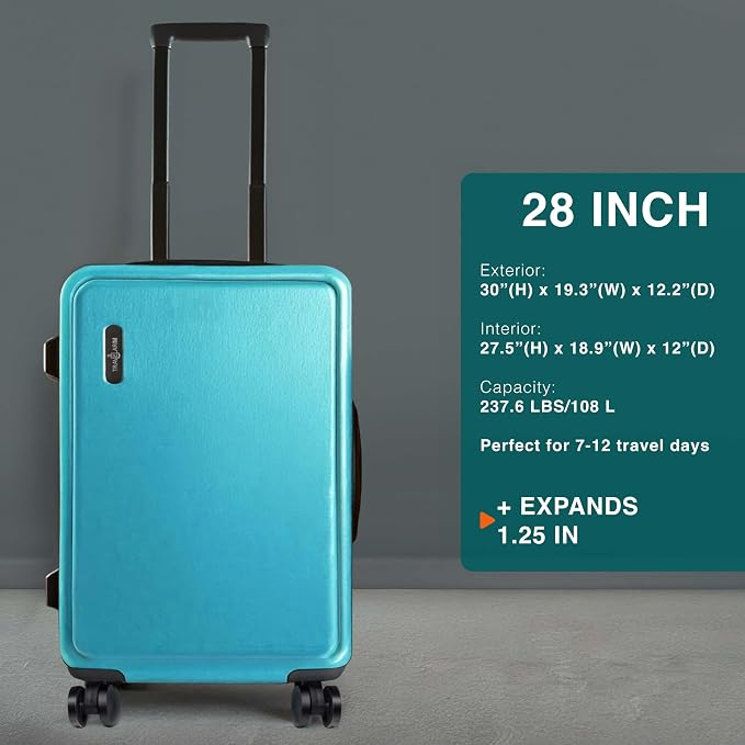 Luggage Sets 2 Piece, 24 Inch Suitcase and 28 Inch Luggage - Image 3