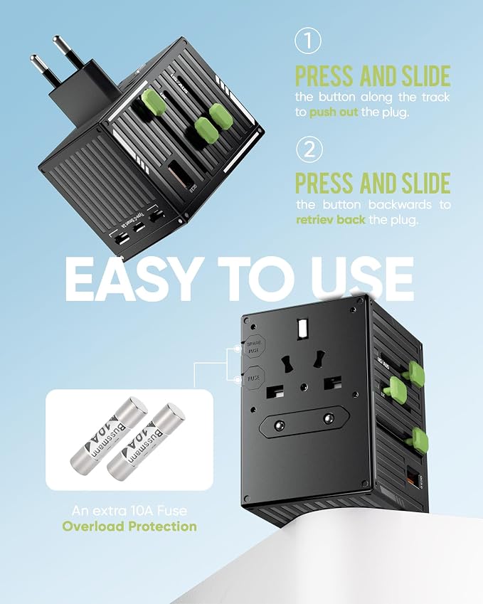 70W Universal Travel Adapter - Image 6