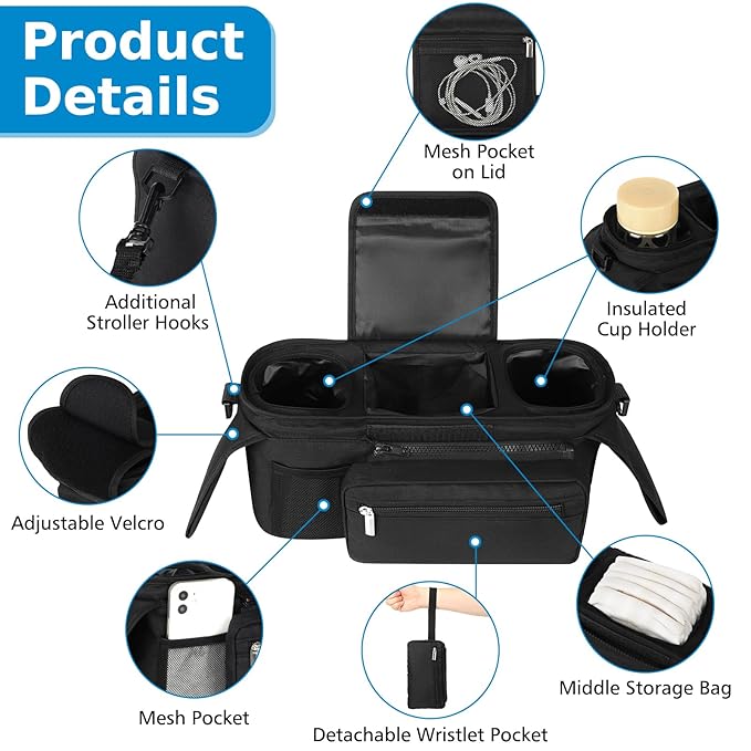 Accmor Universal Stroller Organizer - Image 4