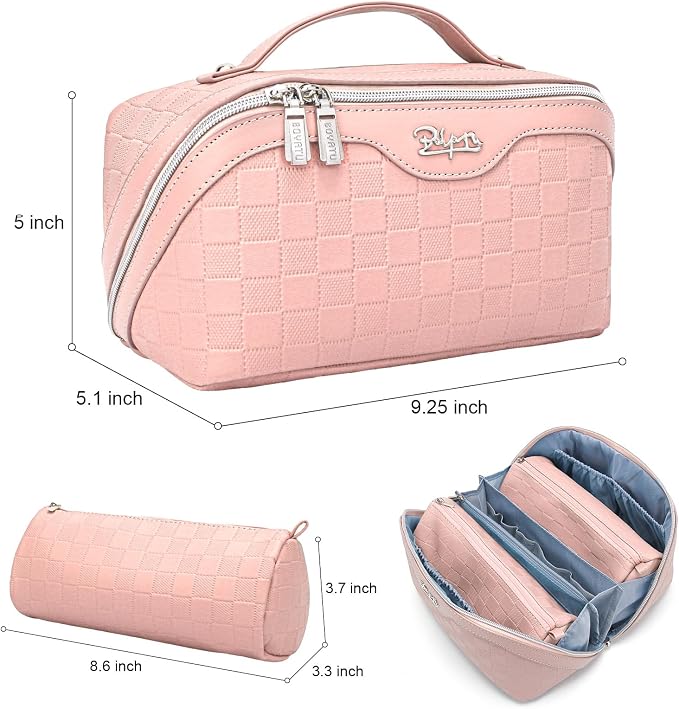 Travel Makeup Bag Organizer Cosmetic Bag: 3 Pcs Set Make up Bags - Image 4
