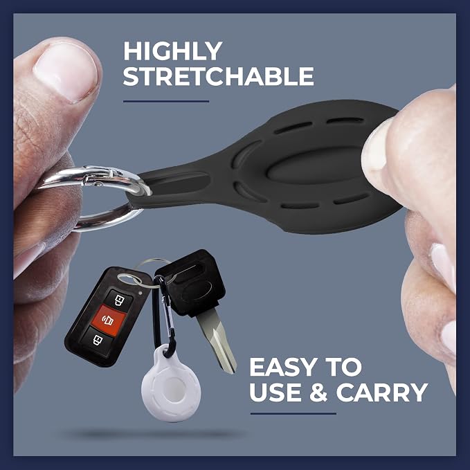 Apple Airtag Holders 4 Pack, Shockproof, Dustproof & Washable Silicon Cases - Image 7